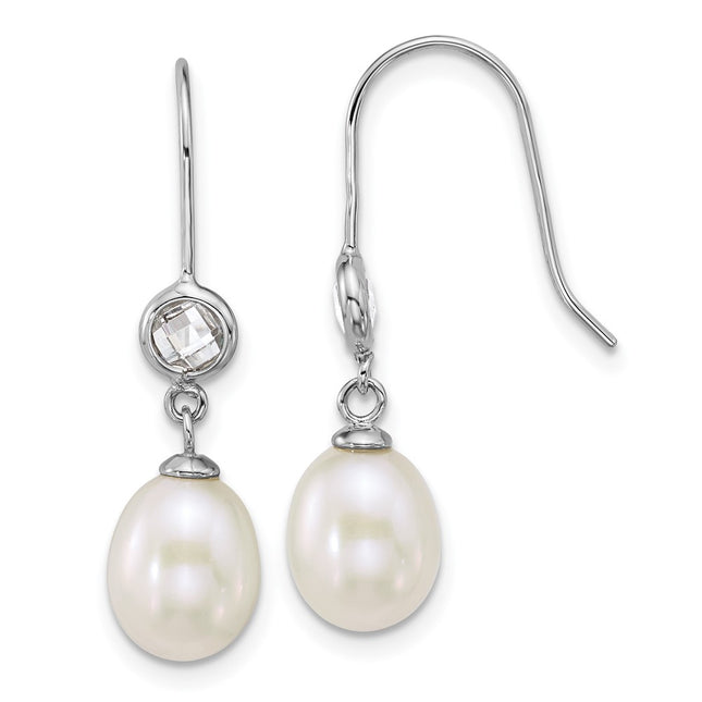 Sterling Silver Earrings Style QE18183 - Classique Jewelry Inc.