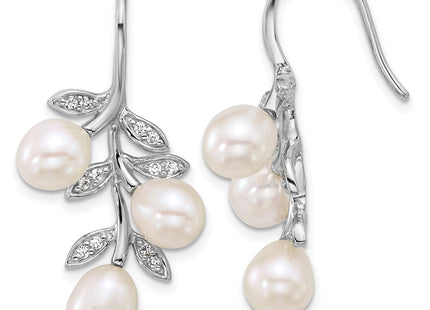 Sterling Silver Earrings Style QE18184 - Classique Jewelry Inc.