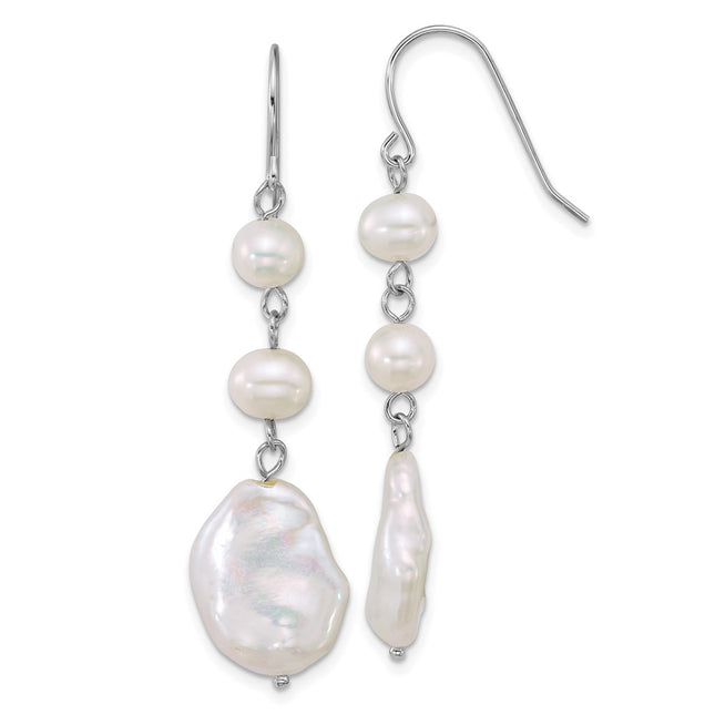 Sterling Silver Earrings Style QE18185 - Classique Jewelry Inc.