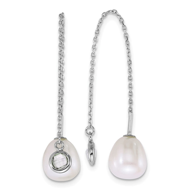 Sterling Silver Earrings Style QE18187 - Classique Jewelry Inc.