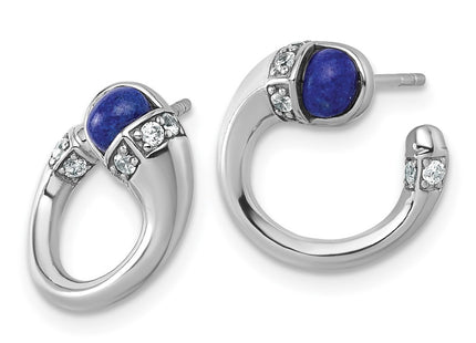 Sterling Silver Earrings Style QE18192 - Classique Jewelry Inc.