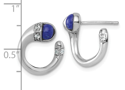 Sterling Silver Earrings Style QE18192 - Classique Jewelry Inc.