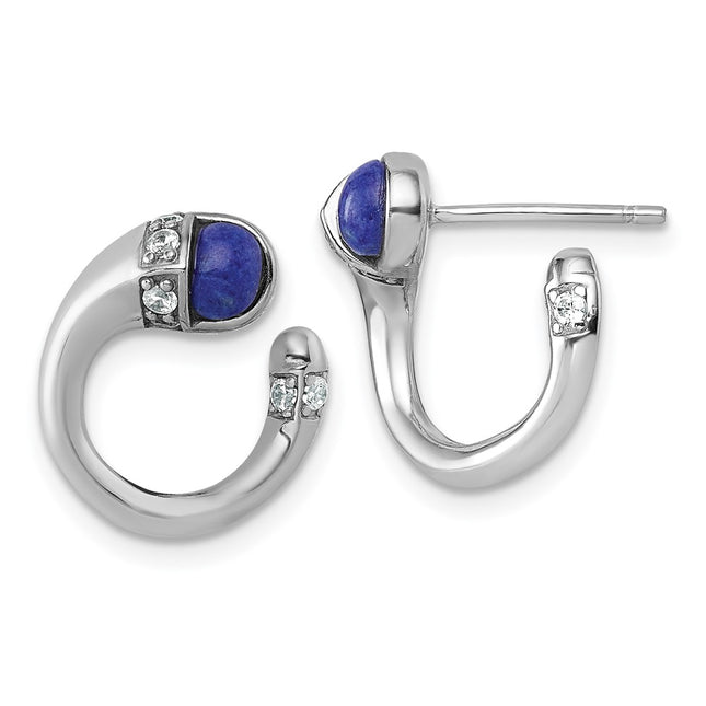 Sterling Silver Earrings Style QE18192 - Classique Jewelry Inc.