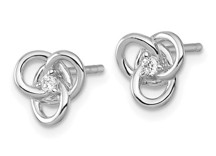 Sterling Silver Earrings Style QE18207 - Classique Jewelry Inc.