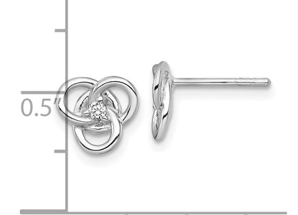 Sterling Silver Earrings Style QE18207 - Classique Jewelry Inc.