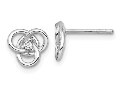 Sterling Silver Earrings Style QE18207 - Classique Jewelry Inc.