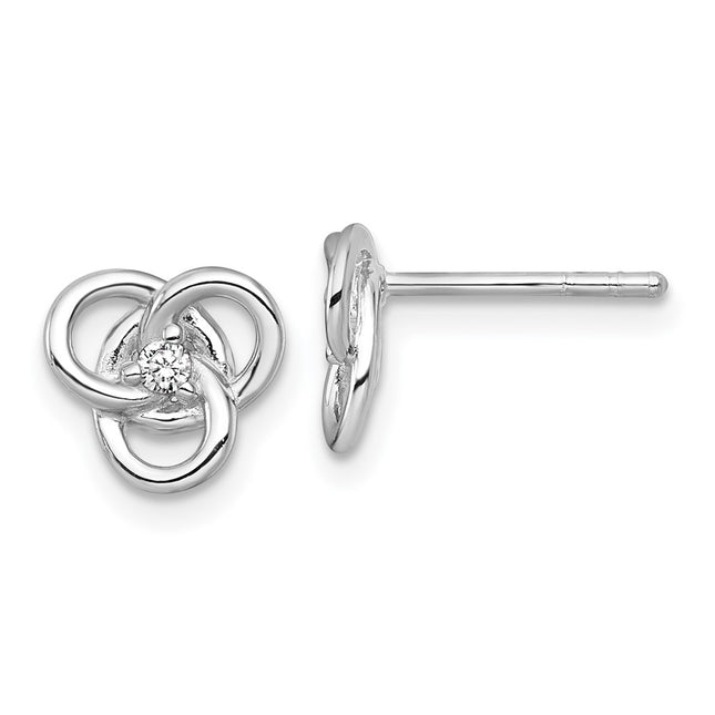 Sterling Silver Earrings Style QE18207 - Classique Jewelry Inc.