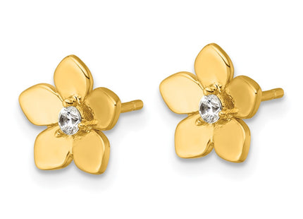 Sterling Silver Earrings Style QE18227GP - Classique Jewelry Inc.