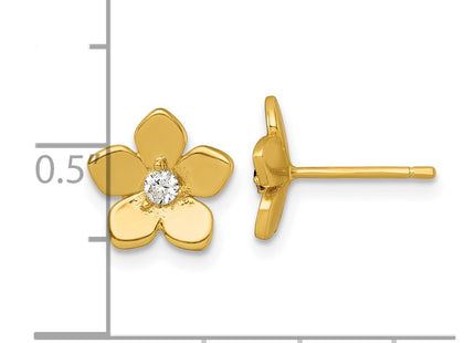 Sterling Silver Earrings Style QE18227GP - Classique Jewelry Inc.