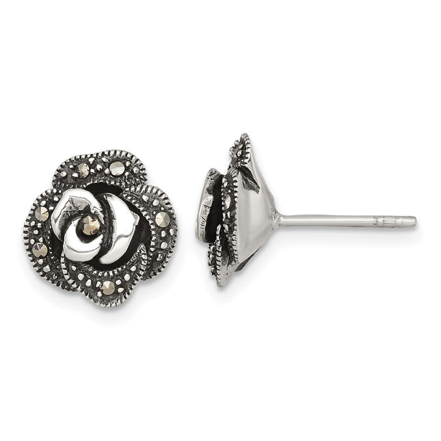 Sterling Silver Earrings Style QE18229 - Classique Jewelry Inc.