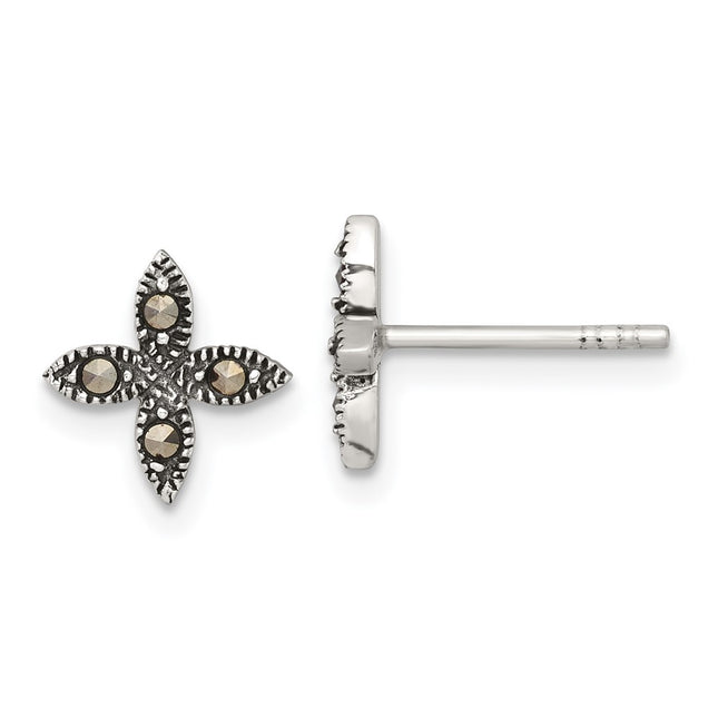 Sterling Silver Earrings Style QE18230 - Classique Jewelry Inc.