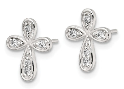 Sterling Silver Earrings Style QE18243 - Classique Jewelry Inc.