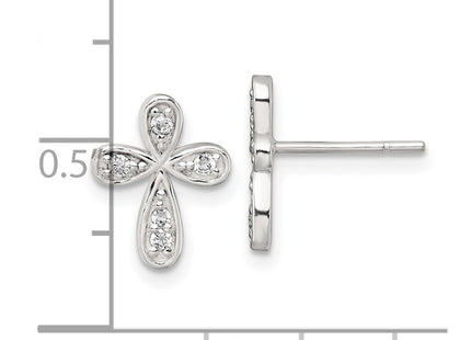 Sterling Silver Earrings Style QE18243 - Classique Jewelry Inc.