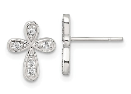 Sterling Silver Earrings Style QE18243 - Classique Jewelry Inc.