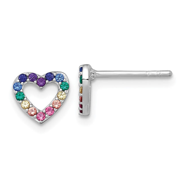 Sterling Silver Earrings Style QE18255 - Classique Jewelry Inc.