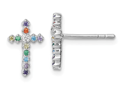 Sterling Silver Earrings Style QE18256 - Classique Jewelry Inc.