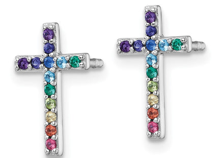 Sterling Silver Earrings Style QE18257 - Classique Jewelry Inc.