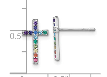 Sterling Silver Earrings Style QE18257 - Classique Jewelry Inc.