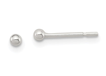 Sterling Silver Polished Ball Earrings