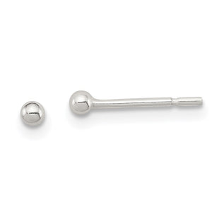 Sterling Silver Polished Ball Earrings