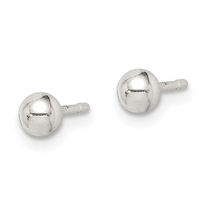 Sterling Silver Ball Earrings