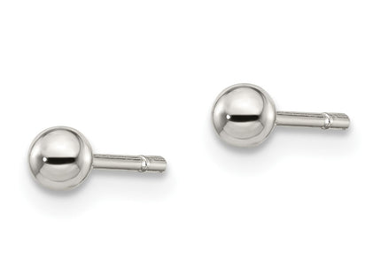 Sterling silver earrings, alternate view
