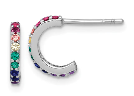 Sterling Silver Earrings Style QE18305 - Classique Jewelry Inc.