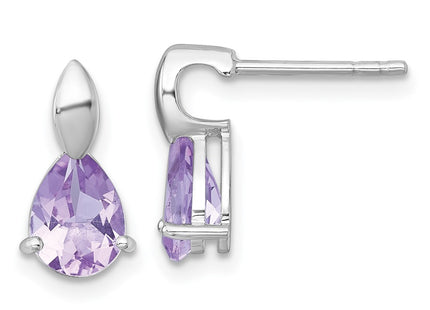 Sterling Silver Earrings Style QE18318AM - Classique Jewelry Inc.