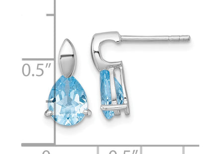 Sterling Silver Earrings Style QE18318BT - Classique Jewelry Inc.