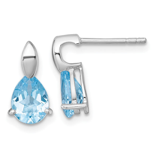 Sterling Silver Earrings Style QE18318BT - Classique Jewelry Inc.