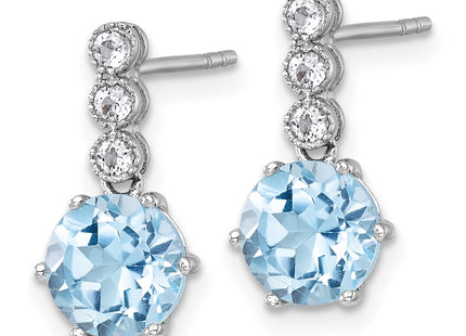 Sterling Silver Earrings Style QE18319BT - Classique Jewelry Inc.