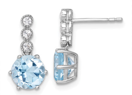 Sterling Silver Earrings Style QE18319BT - Classique Jewelry Inc.