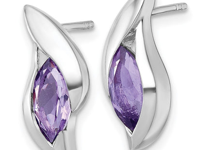 Sterling Silver Earrings Style QE18321AM - Classique Jewelry Inc.