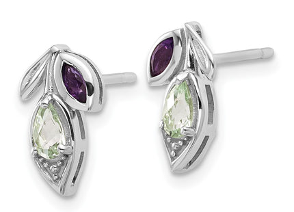 Sterling Silver Earrings Style QE18322AG - Classique Jewelry Inc.