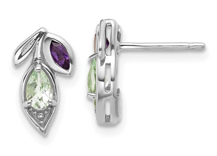 Sterling Silver Earrings Style QE18322AG - Classique Jewelry Inc.