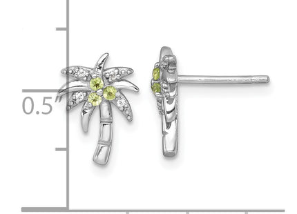 Sterling Silver Earrings Style QE18323PE - Classique Jewelry Inc.