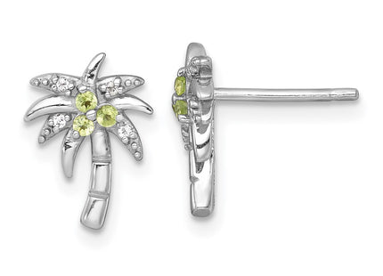 Sterling Silver Earrings Style QE18323PE - Classique Jewelry Inc.