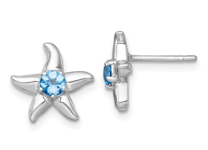 Sterling Silver Earrings Style QE18325BT - Classique Jewelry Inc.