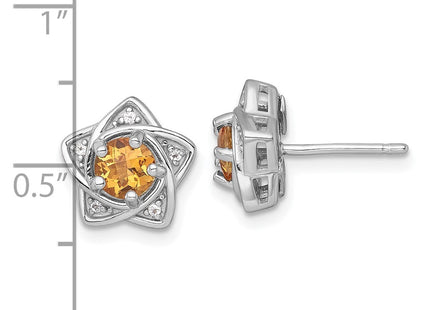 Sterling Silver Earrings Style QE18328CI - Classique Jewelry Inc.