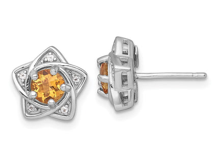 Sterling Silver Earrings Style QE18328CI - Classique Jewelry Inc.