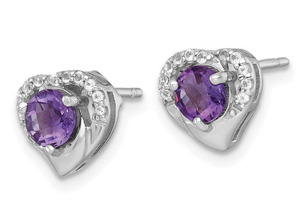 Sterling Silver Earrings Style QE18329AM - Classique Jewelry Inc.