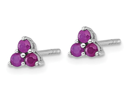 Sterling Silver Earrings Style QE18330RU - Classique Jewelry Inc.