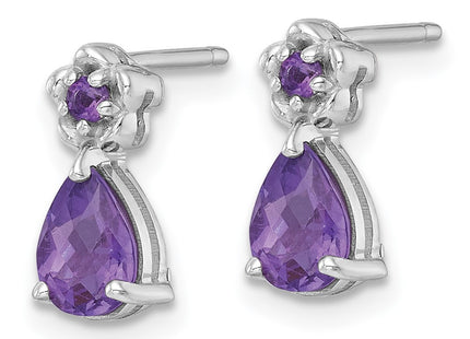 Sterling Silver Earrings Style QE18331AM - Classique Jewelry Inc.