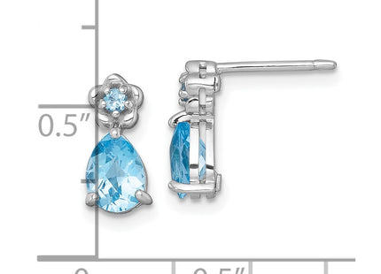 Sterling Silver Earrings Style QE18331BT - Classique Jewelry Inc.