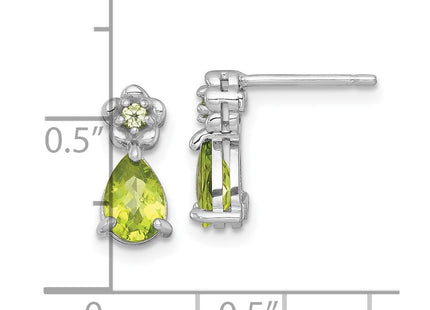 Sterling Silver Earrings Style QE18331PE - Classique Jewelry Inc.