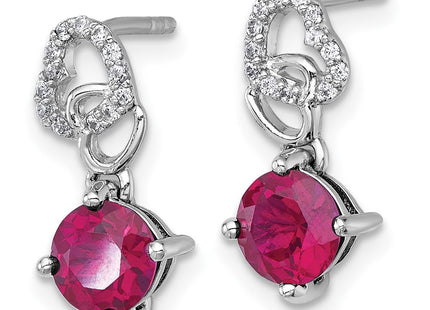 Sterling Silver Earrings Style QE18332CRU - Classique Jewelry Inc.