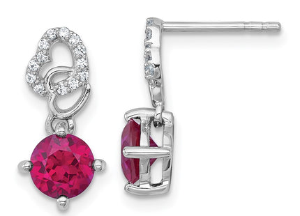 Sterling Silver Earrings Style QE18332CRU - Classique Jewelry Inc.