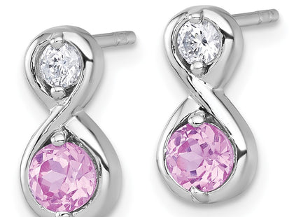 Sterling Silver Earrings Style QE18333CRU - Classique Jewelry Inc.