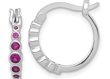Sterling Silver Earrings Style QE18335CRU - Classique Jewelry Inc.