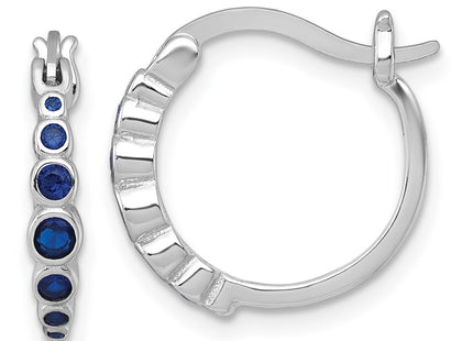 Sterling Silver Earrings Style QE18335CSA - Classique Jewelry Inc.